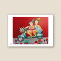 ILUSTRACIÓN A3- EN VESPA