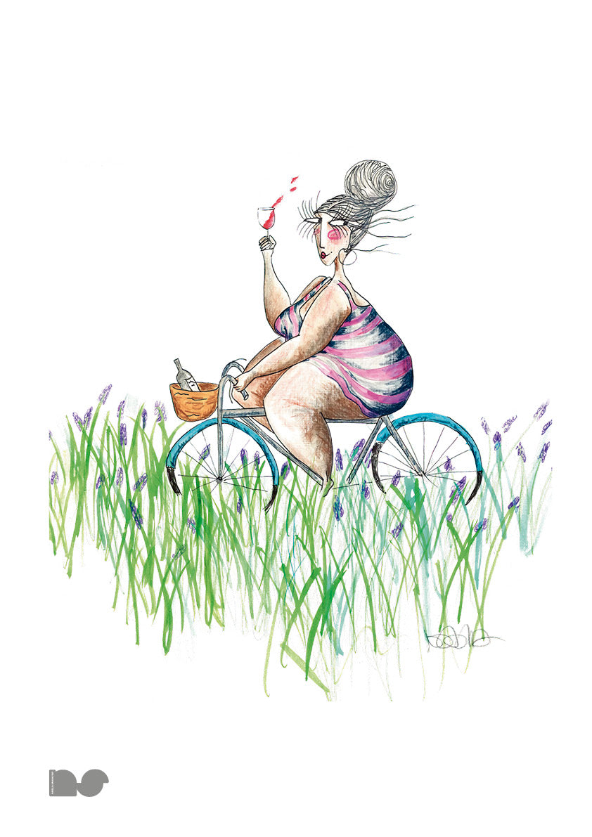 ILUSTRACIÓN A3 - EN BICI