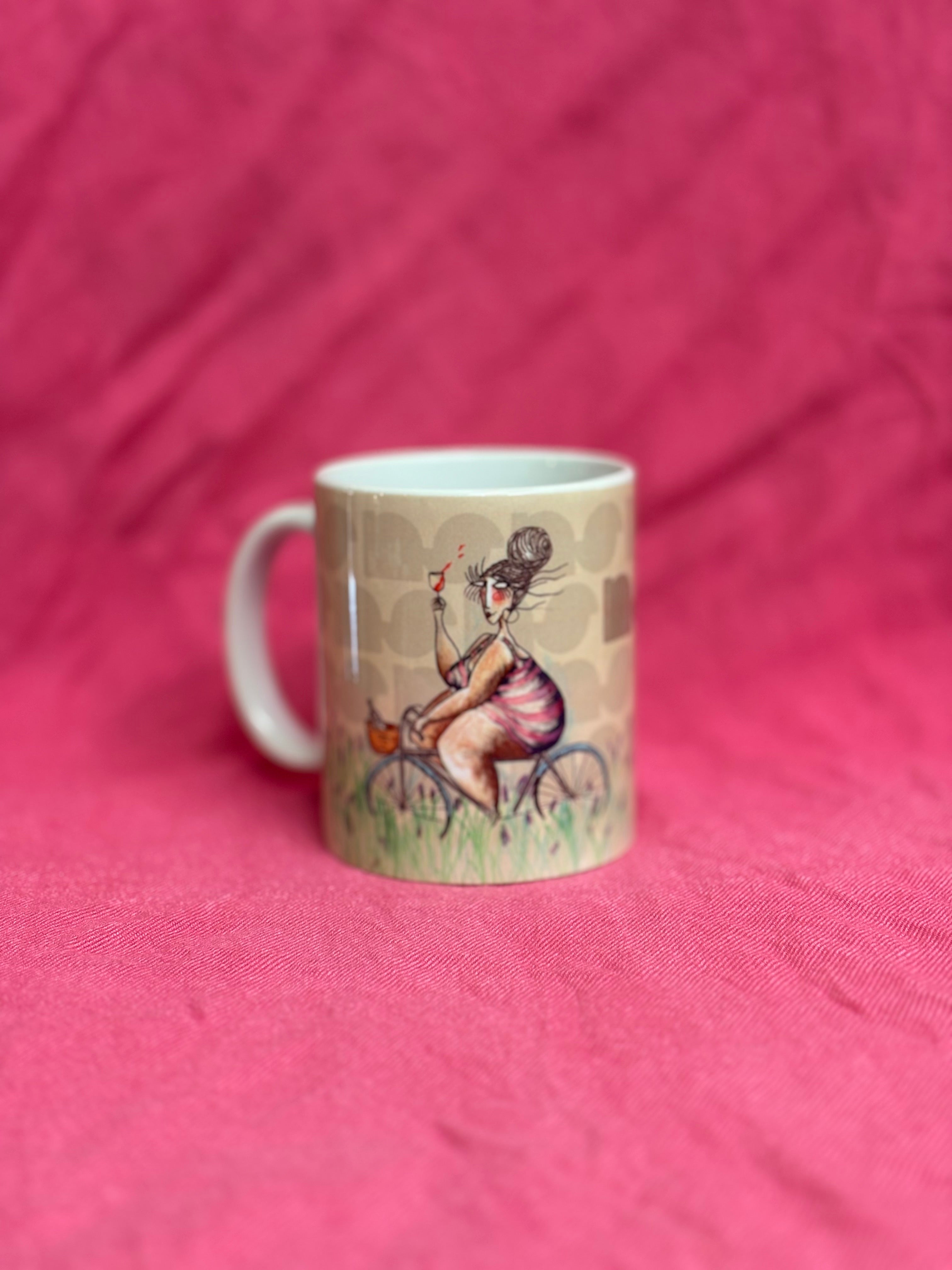 TAZA EN BICI